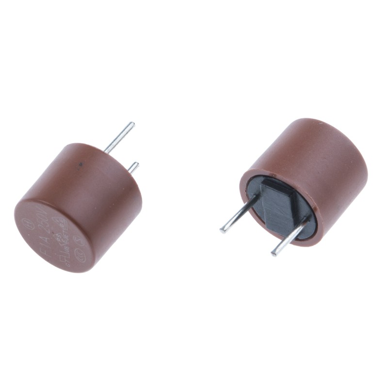 10 pcs - RS PROPC Board Non Resettable Fuse, Radial 1A, 250V ac