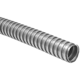1 Reel of 30 M - RS PRO Flexible Conduit, 32mm Nominal Diameter, Galvanised Steel, Self Colour