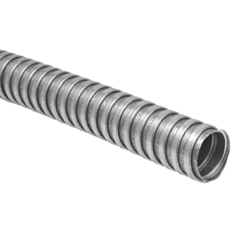 1 Reel of 30 M - RS PRO Flexible Conduit, 32mm Nominal Diameter, Galvanised Steel, Self Colour