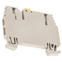 1 pcs - Weidmuller WTR Series Brown Test Disconnect Terminal Block, 2.5mm², Single-Level, Screw Termination