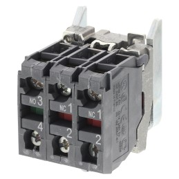 1 pcs - Schneider Electric Harmony XB4 Contact Block - 1NO 2NC 600 V