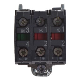 1 pcs - Schneider Electric Harmony XB4 Contact Block - 1NO 2NC 600 V