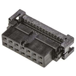 70 pcs - TE Connectivity 14-Way IDC Connector Socket for Cable Mount, 2-Row