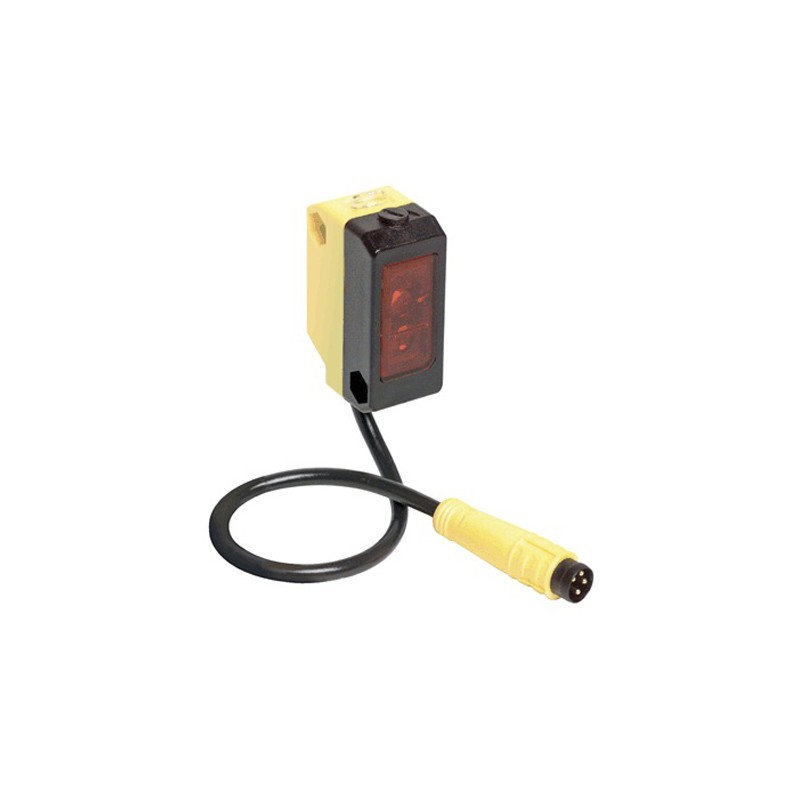 1 pcs - Banner Diffuse Photoelectric Sensor, Block Sensor, 20 mm - 250 mm Detection Range