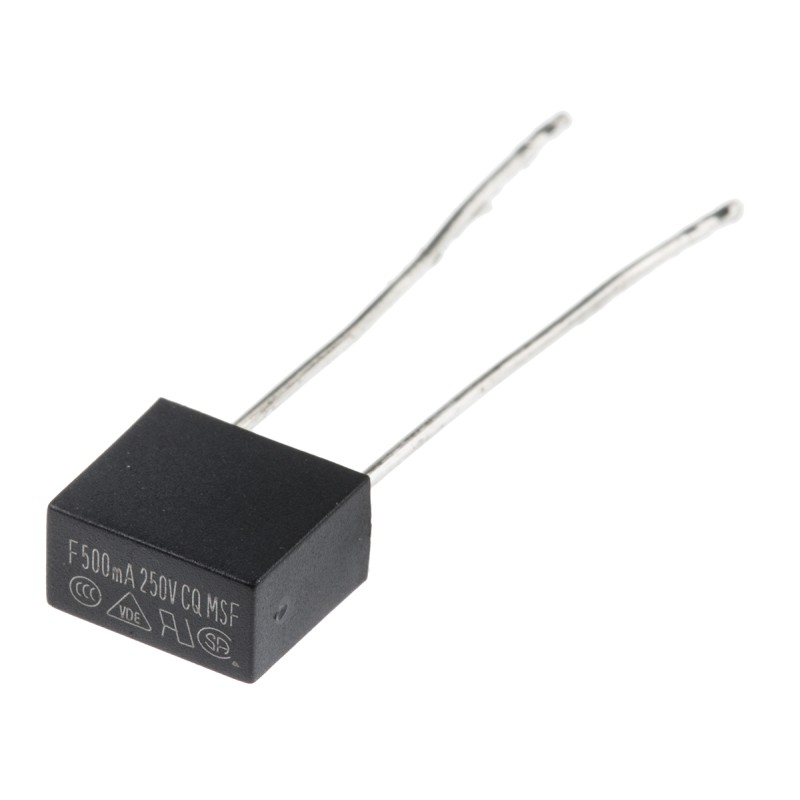 10 pcs - RS PROPC Board Non Resettable Fuse, Radial 500mA, 250V
