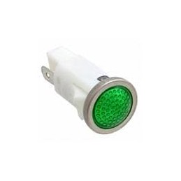 1 pcs : 1032QD5 - Panel Mount Indicator Lamps GREEN DIFFUSED 1/2' MOUNTING HOLE