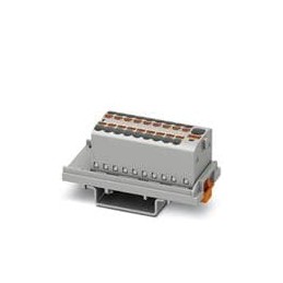 1 pcs : 1047454 - DIN Rail Terminal Blocks PTFIX4/18X15-NS35GY