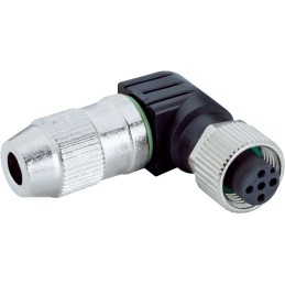 1 pcs - Sick Circular Connector, 4 Contacts, Cable Mount, M12 Connector, Socket, Female, IP67