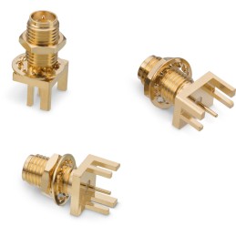 70 pcs - Wurth Elektronik WR-RPSMA Series, jack Edge Mount SMA Connector, Solder Termination, Straight Body