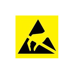 1 pcs : PESC-H-HT - Labels & Industrial Warning Signs 13MM X 13MM YEL GMC MKR