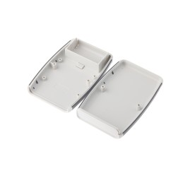 1 pcs - Hammond 1553 Series Grey ABS Handheld Enclosure, Integral Battery Compartment, IP54, 117.24 x 79 x 24mm