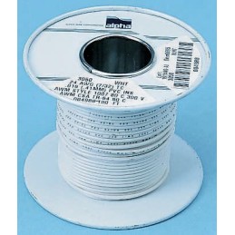 1 Reel of 30 M - Alpha Wire Brown 0.33 mm² Hook Up Wire, 22 AWG, 7/0.25 mm, 30m, SR-PVC Insulation