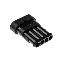 900 pcs - TE Connectivity, AMP Superseal 1.5 Automotive Connector Plug 4 Way