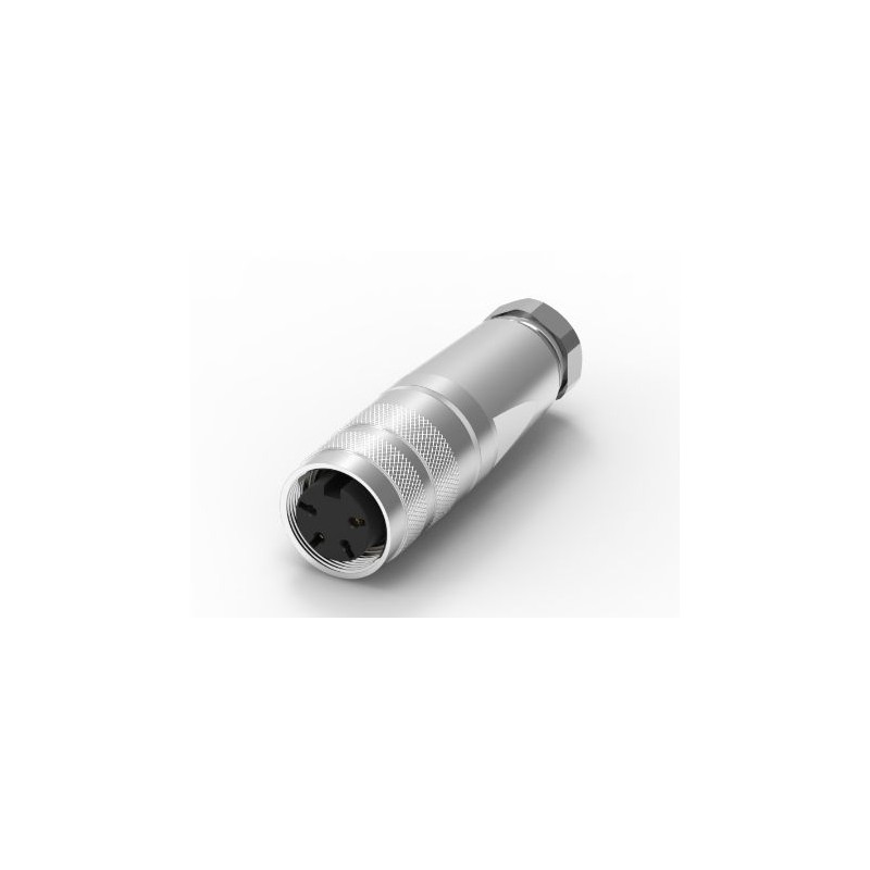 1 pcs - RS PRO 4 Pole M16 Din, 5A, 250 V IP67, Screw Lock, Female, Cable Mount