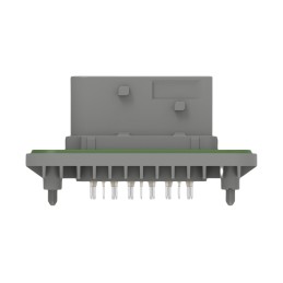 72 pcs - TE Connectivity 2-23781 Series Vertical Panel Mount PCB Header, 15 Contact(s), 6mm Pitch, 2 Row(s), Shrouded