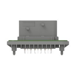 72 pcs - TE Connectivity 2-23781 Series Vertical Panel Mount PCB Header, 15 Contact(s), 6mm Pitch, 2 Row(s), Shrouded