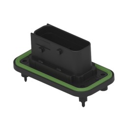 72 pcs - TE Connectivity 1-23781 Series Vertical Panel Mount PCB Header, 15 Contact(s), 6mm Pitch, 2 Row(s), Shrouded
