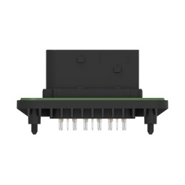 72 pcs - TE Connectivity 1-23781 Series Vertical Panel Mount PCB Header, 15 Contact(s), 6mm Pitch, 2 Row(s), Shrouded