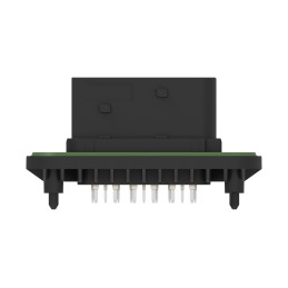 72 pcs - TE Connectivity 1-23781 Series Vertical Panel Mount PCB Header, 15 Contact(s), 6mm Pitch, 2 Row(s), Shrouded