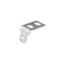 1 pcs : 38002-0183 - Terminal Block Tools & Accessories .187 SGL TAB 2 HOLE OLE 90/VERT TIN PLTD