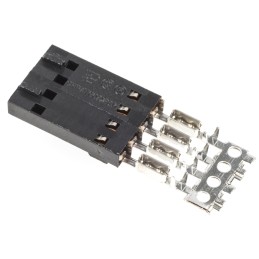 5 pcs - TE Connectivity 4-Way IDC Connector Socket for Cable Mount, 1-Row