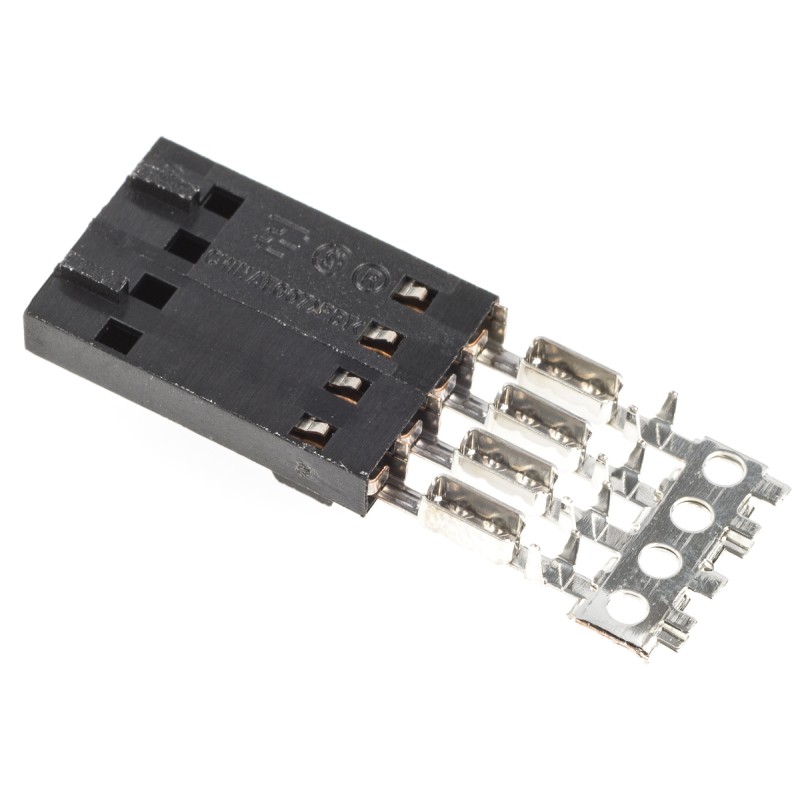 5 pcs - TE Connectivity 4-Way IDC Connector Socket for Cable Mount, 1-Row