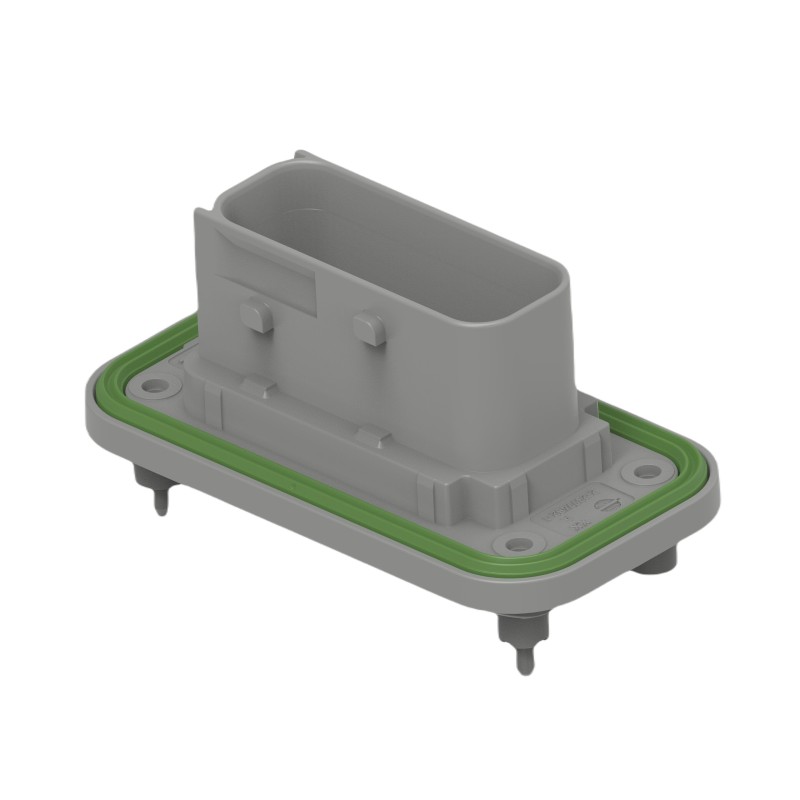 72 pcs - TE Connectivity 2-23774 Series Vertical Panel Mount PCB Header, 18 Contact(s), 6mm Pitch, 2 Row(s), Shrouded