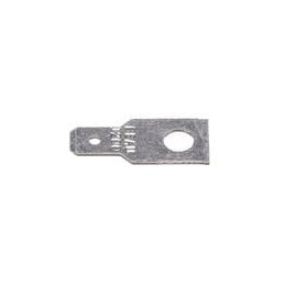 1 pcs : 38002-0019 - Terminal Block Tools & Accessories .187 SGL TAB FLAT 1 FLAT 1 HOLE TIN PLTD