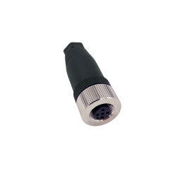 1 pcs - Norcomp Circular Connector, 5 Contacts, Free Hanging, M12 Connector, Plug and Socket, Female, IP66, M12 Series