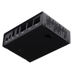 1 pcs - Okdo Metal ROCK SBC Case for use with ROCK 5 Model B Single Board Computer, Black