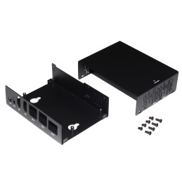 1 pcs - Okdo Metal ROCK SBC Case for use with ROCK 5 Model B Single Board Computer, Black