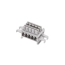 1 pcs : 2695439 - DIN Rail Terminal Blocks ME 6,2 TBUS-2 1,5/ 5-ST-3,81 GY