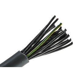 1 Reel of 50 M - RS PRO Control Cable, 25 Cores, 0.5 mm², YY, Unscreened, 50m, Grey PVC Sheath, 20 AWG