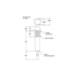 1 pcs : 6011QM1 - Panel Mount Indicator Lamps NEON OILTIGHT PMI W/TERM