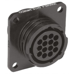 1 pcs - TE Connectivity Circular Connector, 14 Contacts, Flange Mount, Socket, Female, IP65, CPC Series 1 Series