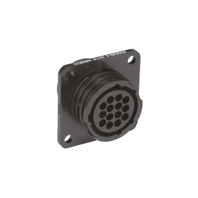 1 pcs - TE Connectivity Circular Connector, 14 Contacts, Flange Mount, Socket, Female, IP65, CPC Series 1 Series