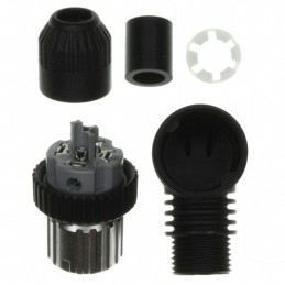 1 pcs - Omron Circular Connector, 4 Contacts, Cable Mount, M12 Connector, Socket, Female, IP67, XS2 Series