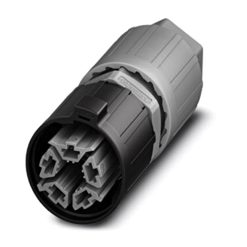 1 pcs - Phoenix Contact Circular Connector, 5 Contacts, Cable Mount, IP66, IP68, IP69K, QPD Series