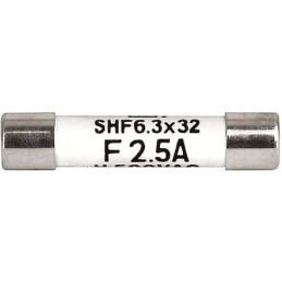 10 pcs - Schurter 1A F Ceramic Cartridge Fuse, 6.3 x 32mm