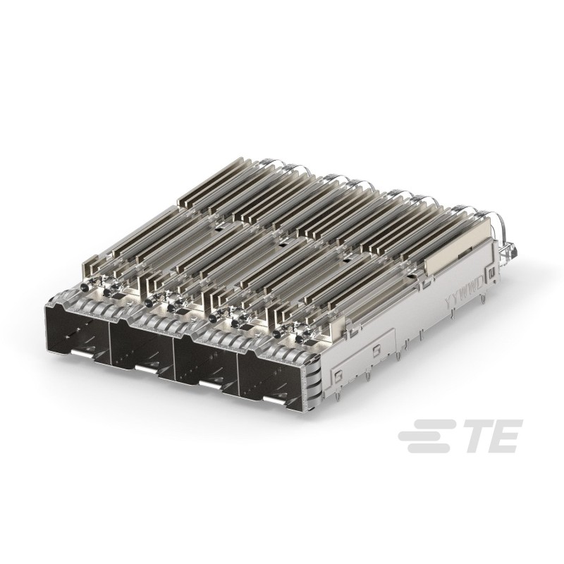 8 pcs - TE Connectivity Cage Assembly 4-Port 40-Position, 2356208-1