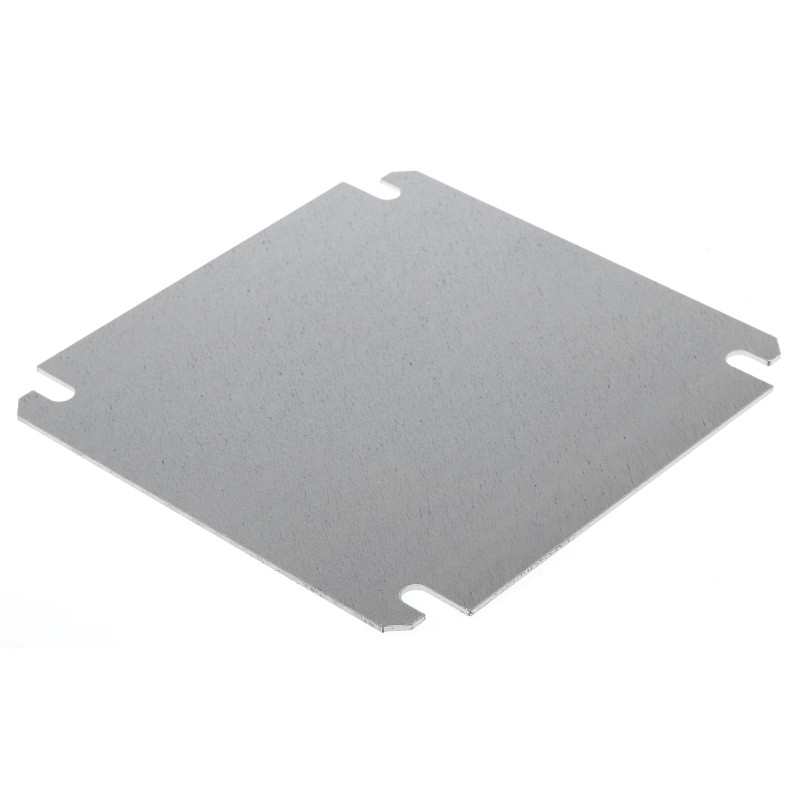 1 pcs - Fibox Metal Mounting Plate, 148mm H, 1.5mm W, 148mm L for Use with EK Series