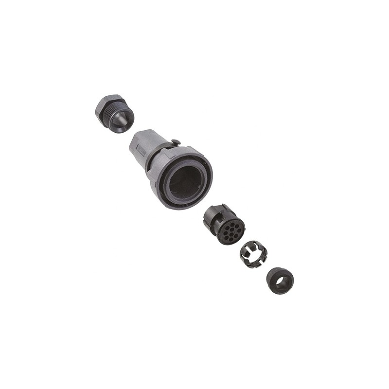 1 pcs - Bulgin Circular Connector, 32 Contacts, Cable Mount, Socket, Female, IP66, IP68, IP69K, Buccaneer 7000 Series