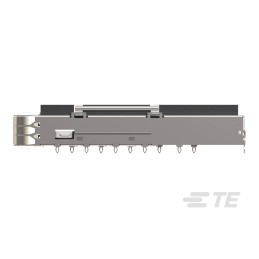8 pcs - TE Connectivity QSFP Connector, Cage & Heatsink 3-Port 1-Position, 2342886-1