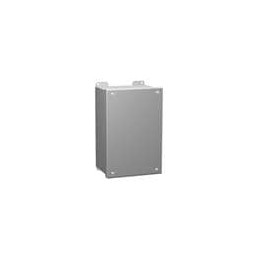 1 pcs : 1438K - Electrical Enclosures N12 Lift Off, Screw Cover Encl - Extra Deep - 9.5 x 8.5 x 4.7 ' - Steel/Gray