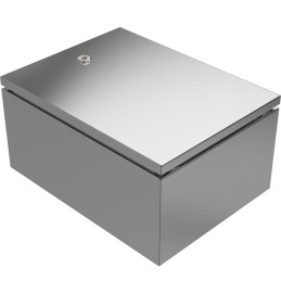 1 pcs - RS PRO 304 Stainless Steel Wall Box, IP66, IP69, 300 mm x 400 mm