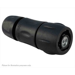 1 pcs - Souriau Circular Connector, 3 Contacts, Cable Mount, Socket, Female, IP68, IP69K, UTS Series