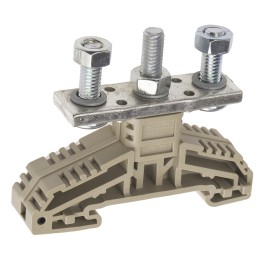 1 pcs - RS PRO Beige Stud Terminal, Single-Level