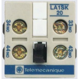 1 pcs - Schneider Electric Auxiliary Contact, 2 Contact, 1NC + 1NO, Front Mount