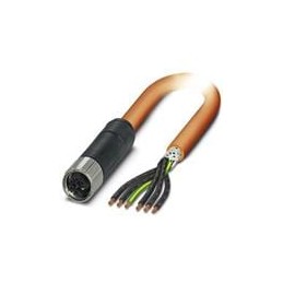 1 pcs : 1414927 - Sensor Cables / Actuator Cables 6POS Power Cable Orange 10m