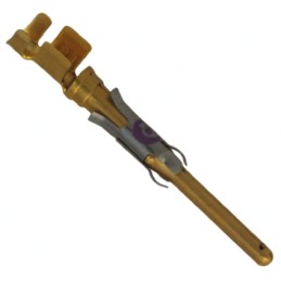 10 pcs - TE Connectivity Male Crimp Circular Connector Contact, Contact Size 16, Wire Size 18 - 14 AWG